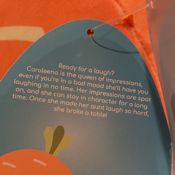 NWT 12” Caroleena the Carrot Squishmallow - Picture 6 of 6